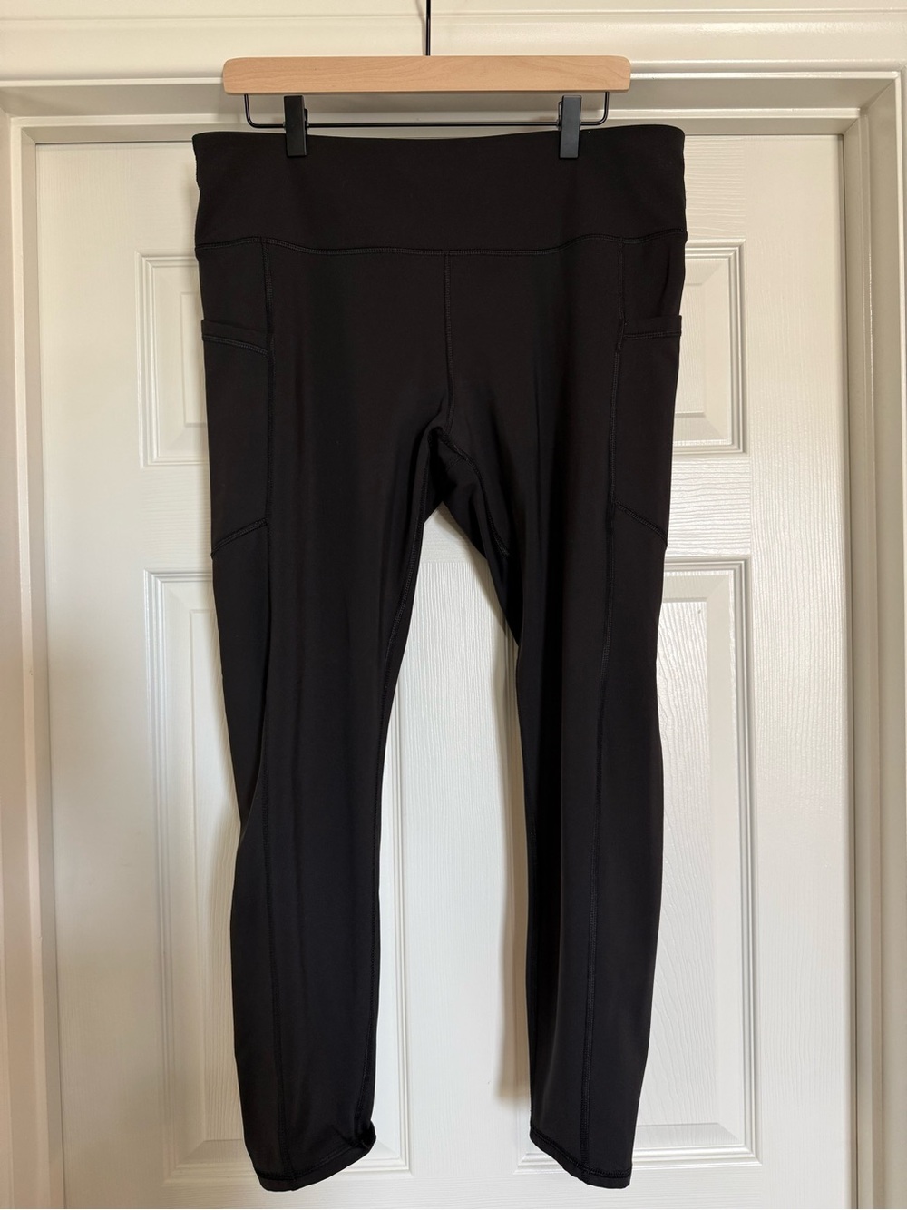 NWOT Member’s Mark Extra Warm High Rise Leggings XL Black Navy 2 Pair Bundle - Picture 2 of 12